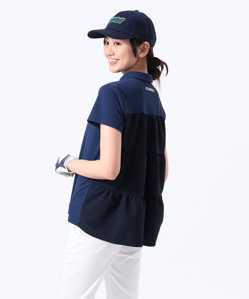 ORANGE LABEL / バックティアード ポロシャツ