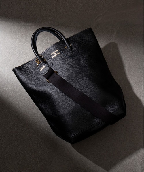 ハンドバッグ YOUNG&OLSEN】EMBOSSED LEATHER HAVERSACK （YOUNG & OLSEN The