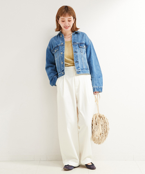 B.C STOCK（ベーセーストック）の「チノフォルムパンツ（チノパンツ・レディース・ブラック/ベージュ/ホワイト・SMALL/MEDIUM）」の21枚目の写真