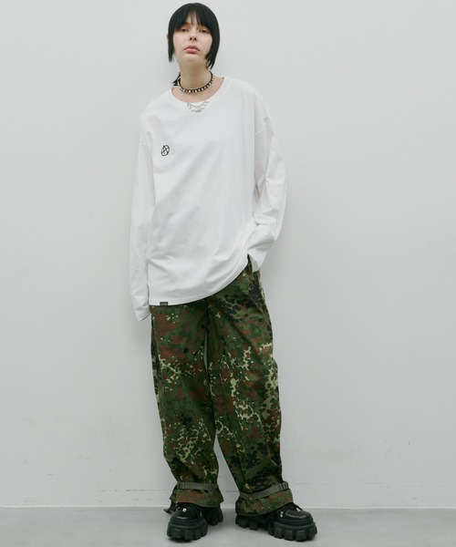 AIVER(アイバー)の「AIVER カモフラージュカーブパンツ(カーゴパンツ・メンズ・ブラック×グレー/カーキ・LARGE/MEDIUM/SMALL)」の6枚目の写真