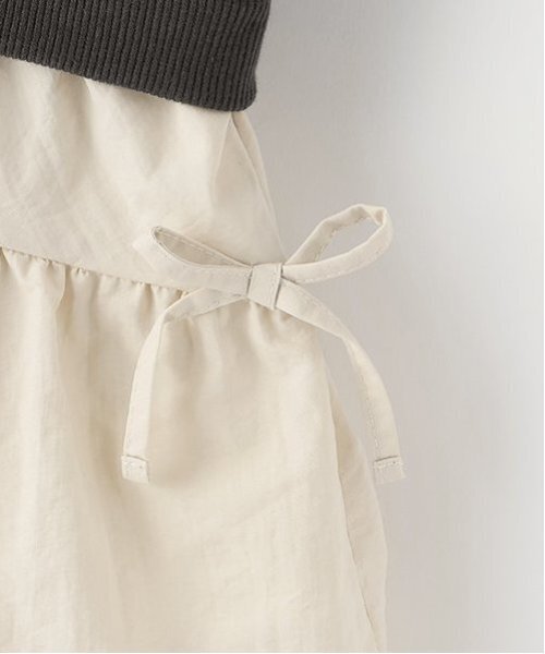 petit main（プティマイン）の「【リンク】ロゴドッキングワンピース(キッズ)（ワンピース・キッズ・アイボリー/ブラック・80ｃｍ/130cm/90cm/100cm/120cm/110cm）」の15枚目の写真