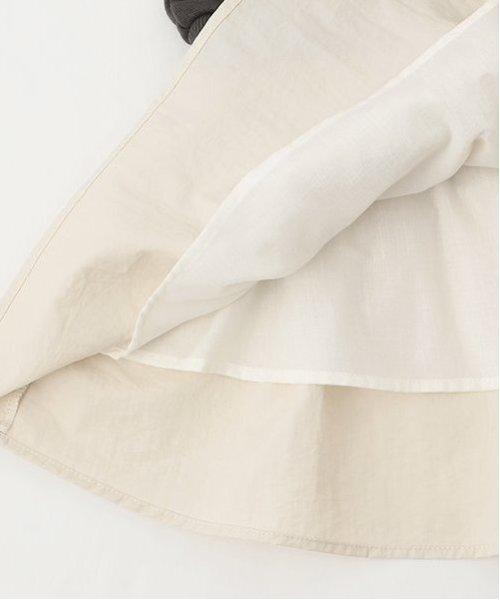 petit main（プティマイン）の「【リンク】ロゴドッキングワンピース(キッズ)（ワンピース・キッズ・アイボリー/ブラック・80ｃｍ/130cm/90cm/100cm/120cm/110cm）」の16枚目の写真