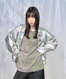 Nora Lily（ノラリリー）の「【Nora Lily】Dull Luster Fake Leather Blouson（ブルゾン）」