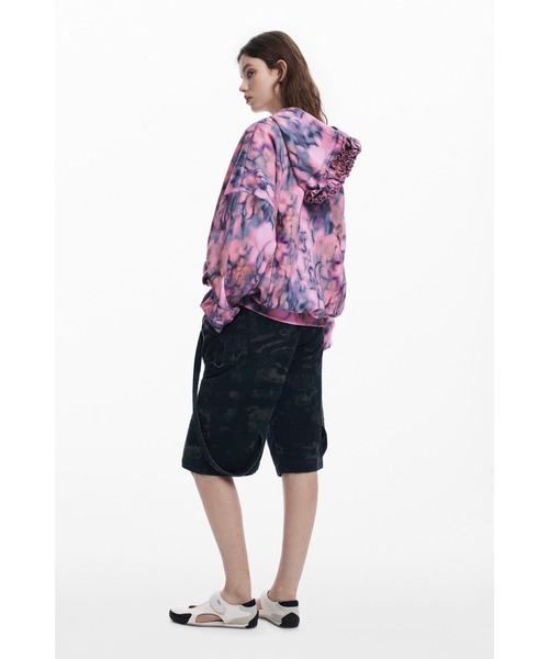 Desigual×Collina Strada ガーリーフーディー タイダイ柄 Desigual×Collina Strada】BRONXCOLLINA ガーリーフーディー