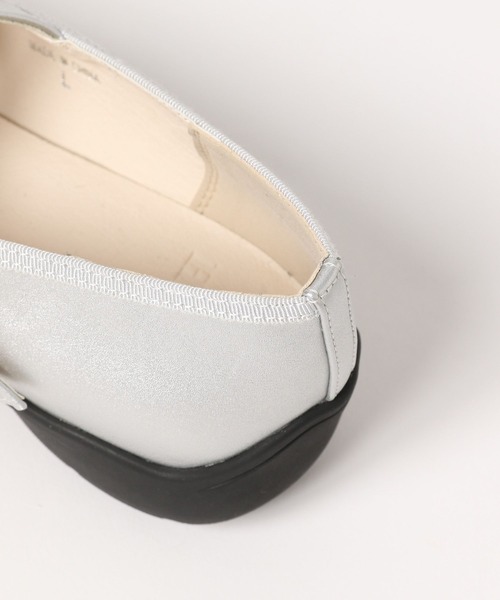 Heather(ヘザー)の「リボンバレエシューズ 290322(バレエシューズ・レディース・シルバー/ブラック・M/L)」の10枚目の写真