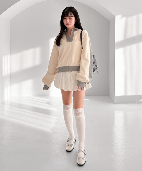 Heather(ヘザー)の「リボンバレエシューズ 290322(バレエシューズ・レディース・シルバー/ブラック・M/L)」の19枚目の写真