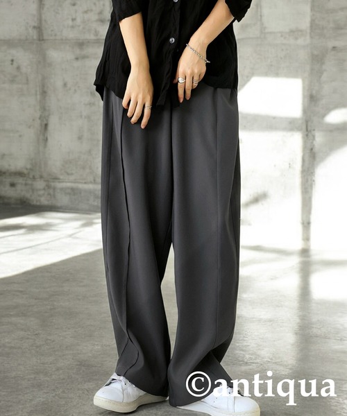 セール】アシンメトリーパンツ（その他パンツ）｜antiqua（アンティカ