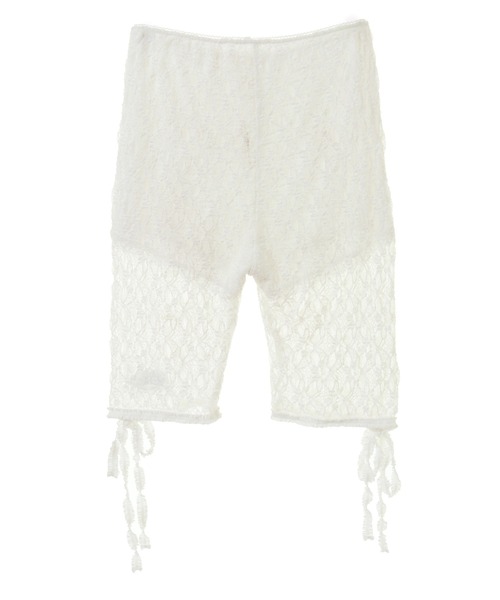 Candy Stripper（キャンディストリッパー）の「LACY BIKER ショーツ（その他パンツ・レディース・ブラック/オフホワイト・FREE）」の18枚目の写真