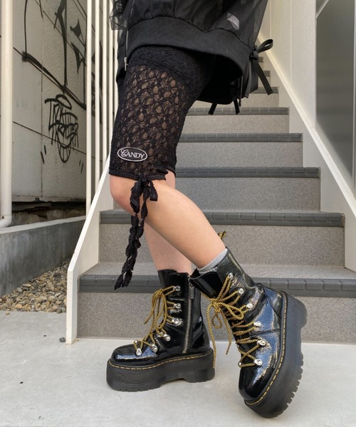 Candy Stripper（キャンディストリッパー）の「LACY BIKER ショーツ（その他パンツ・レディース・ブラック/オフホワイト・FREE）」の16枚目の写真