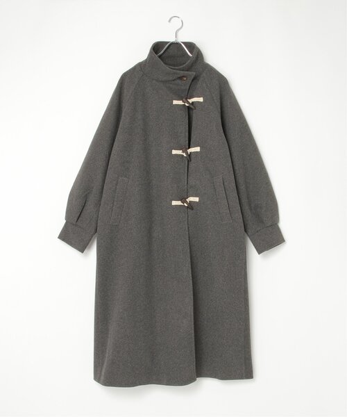 VENCEEXCHANGE（ヴァンスエクスチェンジ）の「スタンドダッフルコート（ダッフルコート・レディース・ブラウン/チャコール/ブラック・FREE）」の4枚目の写真