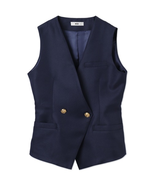 WEGO（ウィゴー）の「WEGO/スクールベスト（スーツベスト・レディース・ネイビー/ブラック/グレー・MEDIUM/LARGE）」の19枚目の写真
