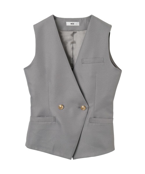 WEGO（ウィゴー）の「WEGO/スクールベスト（スーツベスト・レディース・ネイビー/ブラック/グレー・MEDIUM/LARGE）」の18枚目の写真