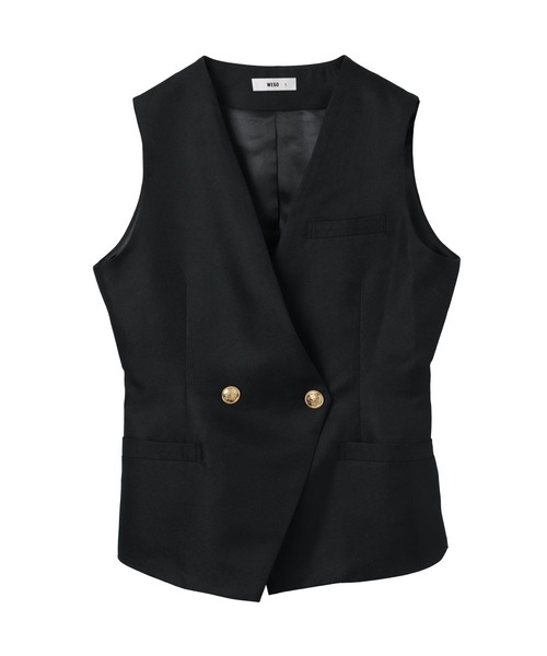 WEGO（ウィゴー）の「WEGO/スクールベスト（スーツベスト・レディース・ネイビー/ブラック/グレー・MEDIUM/LARGE）」の20枚目の写真