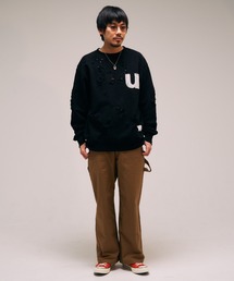 【EFFECTEN】 U Pacth Crust Sweat