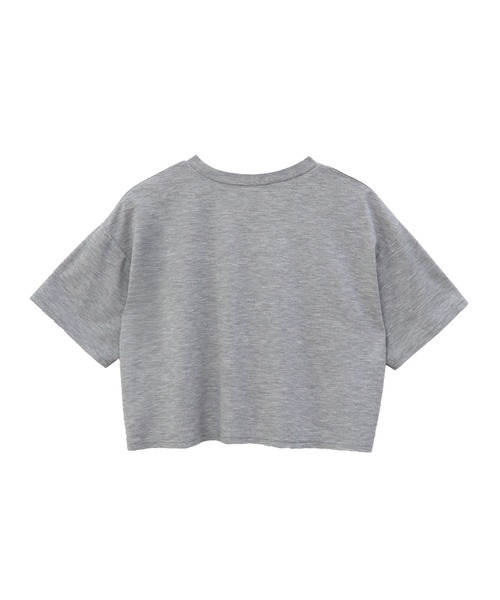 HEILIS(ヘイリス)の「クルーネックベーシッククロップドTシャツ/【ZOZO限定】短丈 コンパクト 韓国 カットソー ホワイト 白T ブラック グレー(Tシャツ/カットソー・レディース・ブラック/グレー/オフホワイト・FREE)」の9枚目の写真