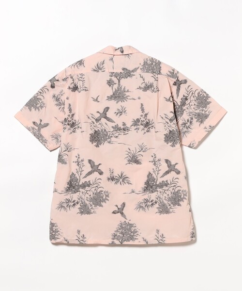 BEAMS PLUS(ビームスプラス)の「カット ジャカード ビーチ シャツ(シャツ/ブラウス・メンズ・クリーム/ピンク・L/M/S)」の4枚目の写真