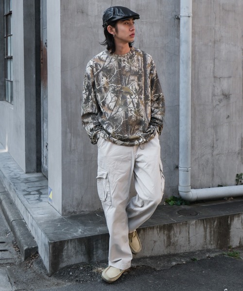 WEGO(ウィゴー)の「WEGO/【25年春夏新作】ワッフルパターンロンT(Tシャツ/カットソー・メンズ・その他1/その他2・MEDIUM/LARGE)」の4枚目の写真