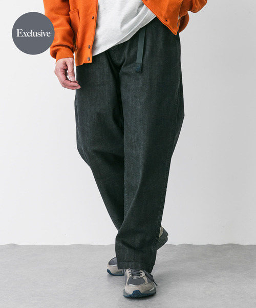 h*e様 ジーンズ 「別注」Gramicci Mountain Wide Pan 別注』Gramicci Mountain Wide Pants（デニムパンツ）｜Gramicci