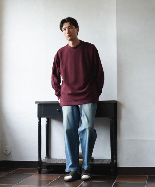 Gramicci（グラミチ）の「『別注』Gramicci　Mountain Wide Pants（デニムパンツ・メンズ・ライトインディゴブルー/インディゴブルー/ブラック/ワンウォッシュ・X-LARGE/LARGE/MEDIUM/SMALL）」の10枚目の写真