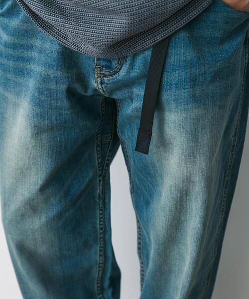 Gramicci（グラミチ）の「『別注』Gramicci　Mountain Wide Pants（デニムパンツ・メンズ・ライトインディゴブルー/インディゴブルー/ブラック/ワンウォッシュ・X-LARGE/LARGE/MEDIUM/SMALL）」の19枚目の写真