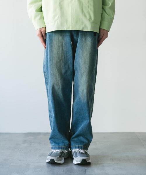 Gramicci（グラミチ）の「『別注』Gramicci　Mountain Wide Pants（デニムパンツ・メンズ・ライトインディゴブルー/インディゴブルー/ブラック/ワンウォッシュ・X-LARGE/LARGE/MEDIUM/SMALL）」の22枚目の写真