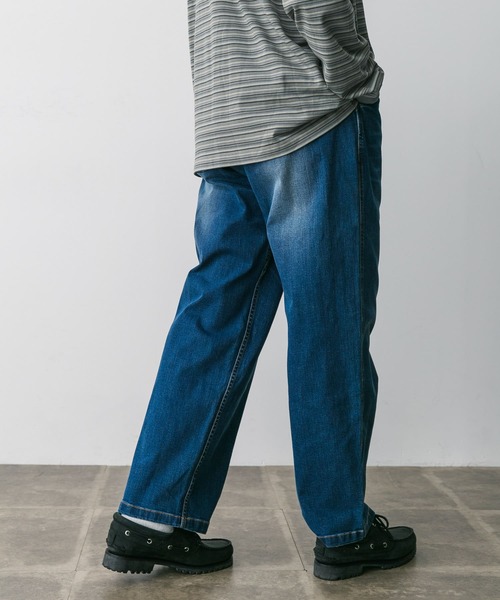 別注』Gramicci Mountain Wide Pants（デニムパンツ）｜Gramicci