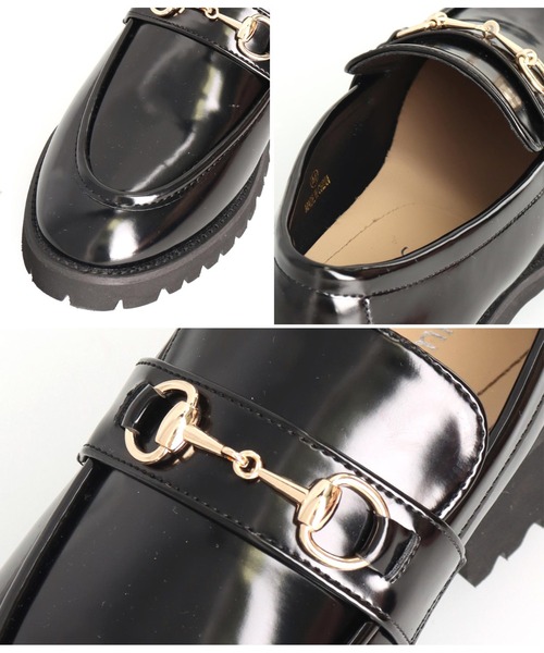 Settimissimo（セッティミッシモ）の「ビット付き エナメル ローファー（ローファー・レディース・ブラック・M/S/L）」の5枚目の写真
