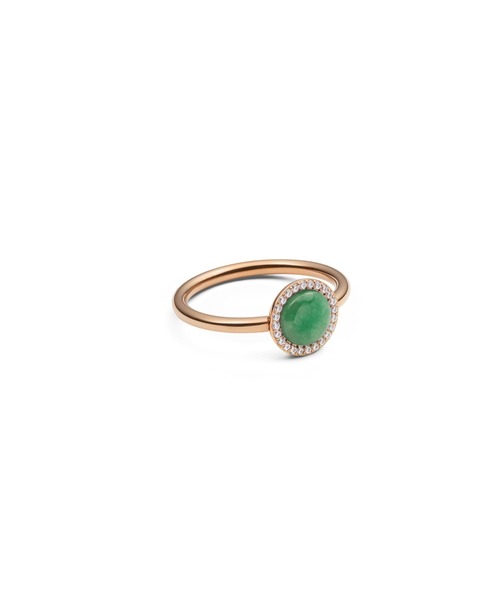 Daniel Wellington(ダニエルウェリントン)の「Audrey Ring Jade ジェード 天然石 リング ローズゴールド/ゴールド/シルバー(リング・レディース・シルバー/ピンクゴールド/イエローゴールド・62/60/58/56/54/52/50/48)」の6枚目の写真