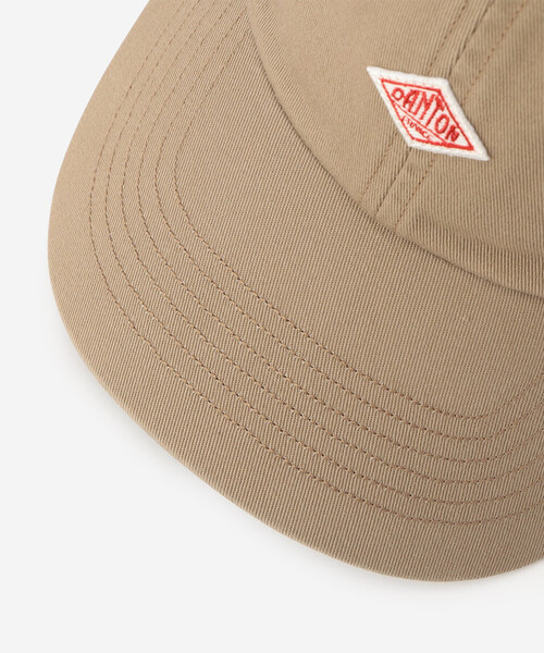 DANTON（ダントン）の「DANTON | コットンツイル 6Pキャップ（キャップ・レディース・ブラック/ベージュ/アイボリー・F）」の6枚目の写真