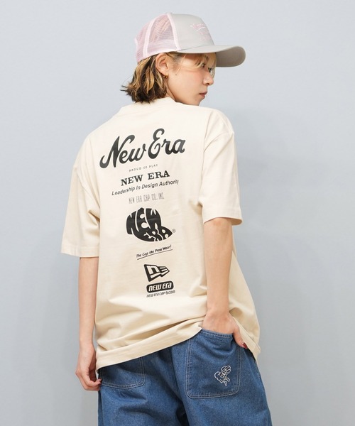 海外限定 New Era ロゴ バックプリント Tシャツ 楽天市場】大きいサイズ NEWERA ニューエラ 半袖 Tシャツ ティー