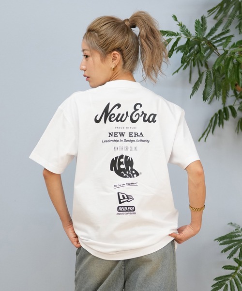 【ニューエラ】オーバーサイズド バックプリントTシャツ NEW ERA tシャツ 「ユニセックス」NEW ERA/ニューエラ オーバー