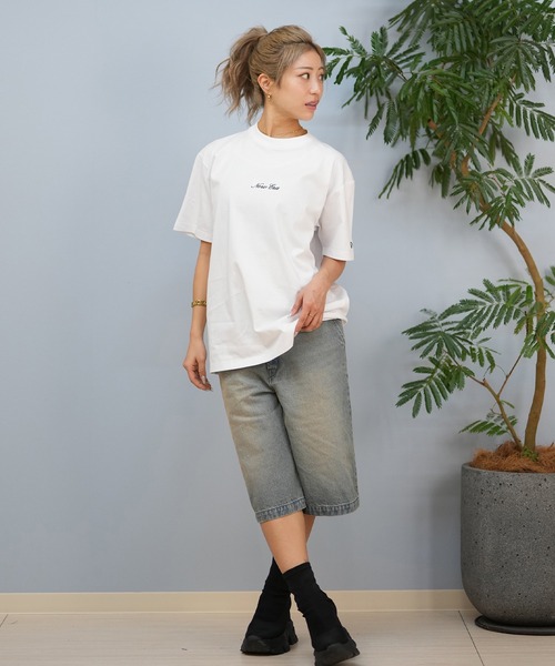 NEW ERA（ニューエラ）の「【ユニセックス】NEW ERA/ニューエラ オーバーサイズ/バックプリントTシャツ 14670939/14670940/14670941（Tシャツ/カットソー・レディース・ホワイト/アイボリー/ブラック・S/M/L）」の7枚目の写真