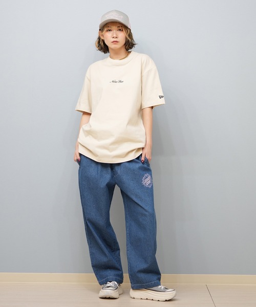 NEW ERA（ニューエラ）の「【ユニセックス】NEW ERA/ニューエラ オーバーサイズ/バックプリントTシャツ 14670939/14670940/14670941（Tシャツ/カットソー・レディース・ホワイト/アイボリー/ブラック・S/M/L）」の15枚目の写真