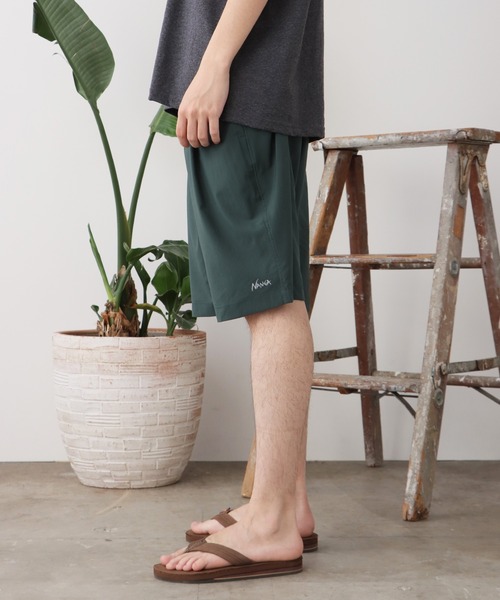 NANGA（ナンガ）の「NANGA/ナンガ PLC EXCURSION SHORTS ワンポイントロゴ ショーツ 2026年春夏（その他パンツ・メンズ・ブラック/グリーン/イエロー/ライトグリーン/カーキ・XL/L/M/S）」の7枚目の写真