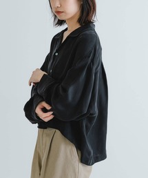 new basic キュプラショートシャツ
