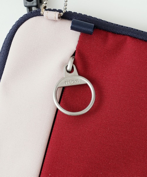 moz（モズ）の「moz(モズ) 撥水 スマホショルダーバッグ ZZRK-03（ショルダーバッグ・レディース・トリコロール/ブラック/アイボリー/グレイッシュブルー/キャメル・ONE SIZE）」の7枚目の写真