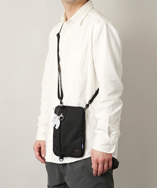 moz（モズ）の「moz(モズ) 撥水 スマホショルダーバッグ ZZRK-03（ショルダーバッグ・レディース・トリコロール/ブラック/アイボリー/グレイッシュブルー/キャメル・ONE SIZE）」の19枚目の写真