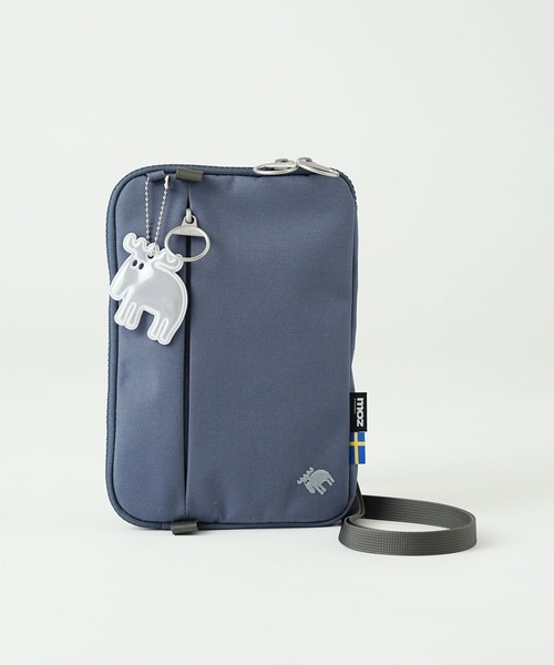 moz（モズ）の「moz(モズ) 撥水 スマホショルダーバッグ ZZRK-03（ショルダーバッグ・レディース・トリコロール/ブラック/アイボリー/グレイッシュブルー/キャメル・ONE SIZE）」の21枚目の写真