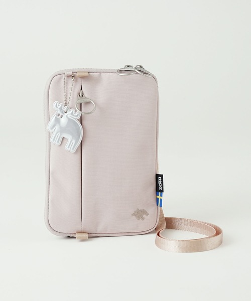 moz（モズ）の「moz(モズ) 撥水 スマホショルダーバッグ ZZRK-03（ショルダーバッグ・レディース・トリコロール/ブラック/アイボリー/グレイッシュブルー/キャメル・ONE SIZE）」の22枚目の写真