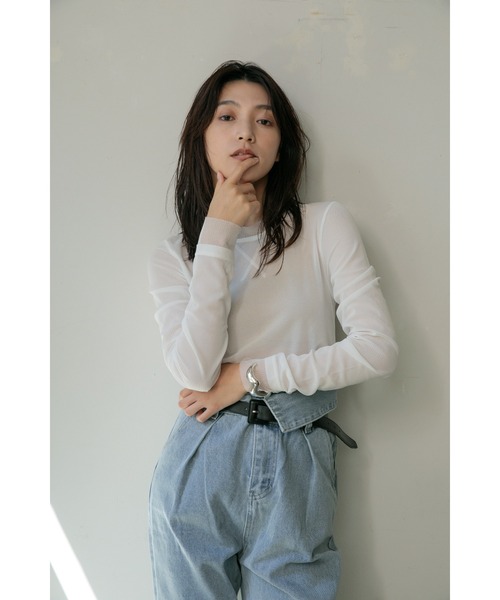 AGAWD メッシュレイヤードトップス ☆（Tシャツ/カットソー