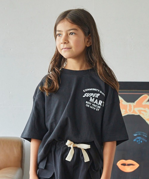 GENERATOR(ジェネレーター)の「ジェネレーター SUPER MART ビッグTシャツ(Tシャツ/カットソー・キッズ・ホワイト/グリーン/ブラック・M/L/XL)」の2枚目の写真