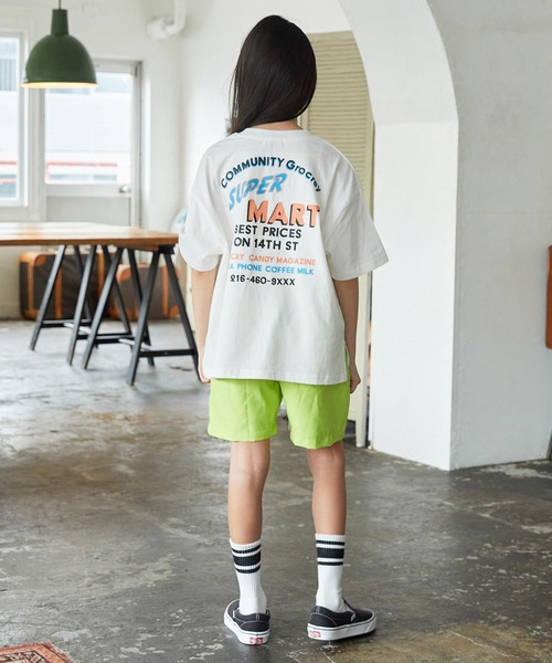 GENERATOR(ジェネレーター)の「ジェネレーター SUPER MART ビッグTシャツ(Tシャツ/カットソー・キッズ・ホワイト/グリーン/ブラック・M/L/XL)」の10枚目の写真
