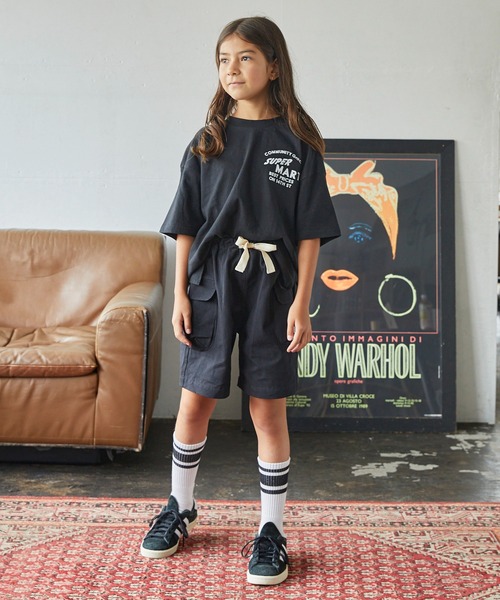 GENERATOR(ジェネレーター)の「ジェネレーター SUPER MART ビッグTシャツ(Tシャツ/カットソー・キッズ・ホワイト/グリーン/ブラック・M/L/XL)」の11枚目の写真