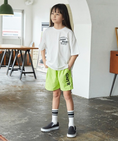 GENERATOR(ジェネレーター)の「ジェネレーター SUPER MART ビッグTシャツ(Tシャツ/カットソー・キッズ・ホワイト/グリーン/ブラック・M/L/XL)」の13枚目の写真