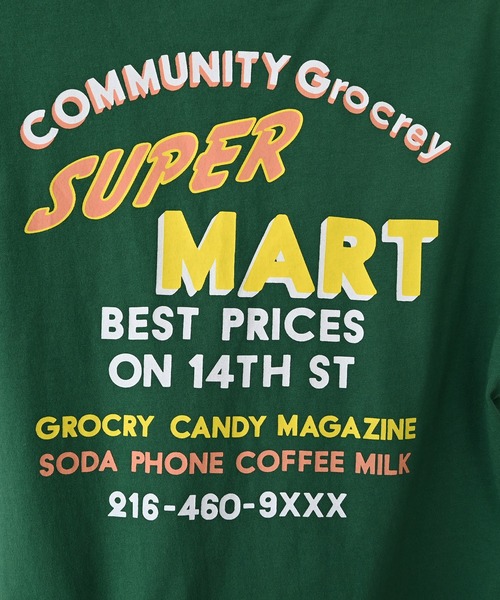 GENERATOR(ジェネレーター)の「ジェネレーター SUPER MART ビッグTシャツ(Tシャツ/カットソー・キッズ・ホワイト/グリーン/ブラック・M/L/XL)」の21枚目の写真
