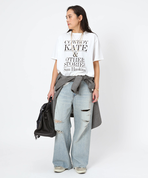 Couture d'adam（クチュールドアダム）の「【COUTURE D`ADAM / クチュールドアダム】Sam Haskins T-Shirt Cowboy Kate（Tシャツ/カットソー・レディース・ホワイト・FREE）」の17枚目の写真