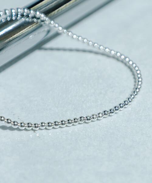 URBAN RESEARCH(アーバンリサーチ)の「decor『デコール』 Hematite4mmBallchoker(ネックレス・レディース・シルバー・-)」の6枚目の写真