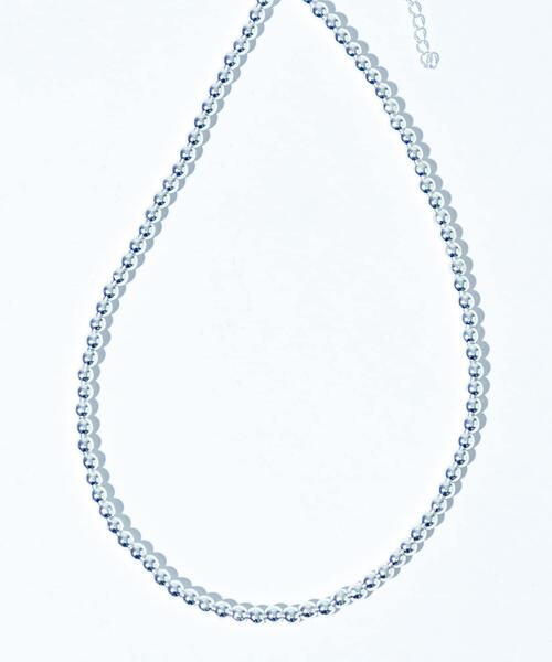 URBAN RESEARCH(アーバンリサーチ)の「decor『デコール』 Hematite4mmBallchoker(ネックレス・レディース・シルバー・-)」の8枚目の写真
