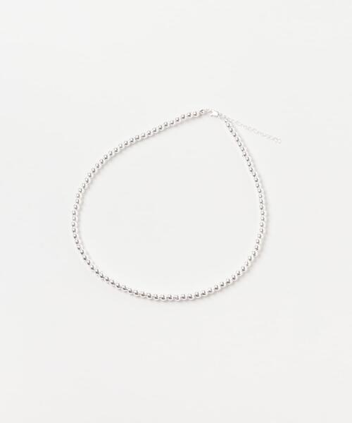 URBAN RESEARCH(アーバンリサーチ)の「decor『デコール』 Hematite4mmBallchoker(ネックレス・レディース・シルバー・-)」の9枚目の写真