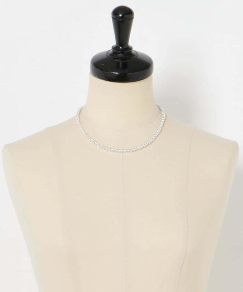 URBAN RESEARCH(アーバンリサーチ)の「decor『デコール』 Hematite4mmBallchoker(ネックレス・レディース・シルバー・-)」の10枚目の写真